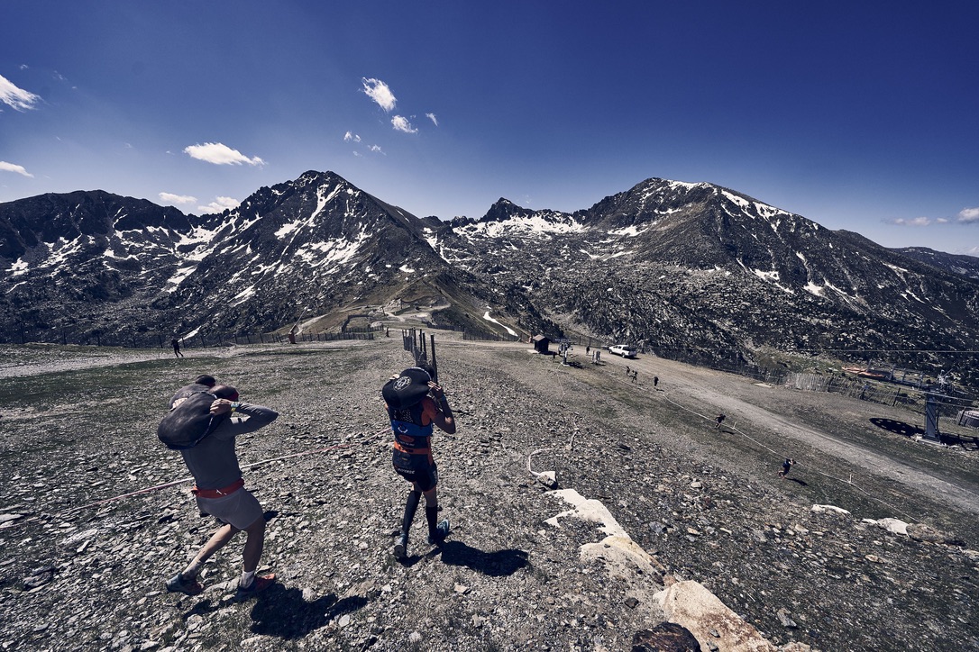 Obstacle course in natural surroundings